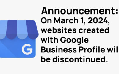Navigating the End of Google Business Profile Websites